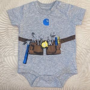 I have carhartt tee shirt for a newborn gray